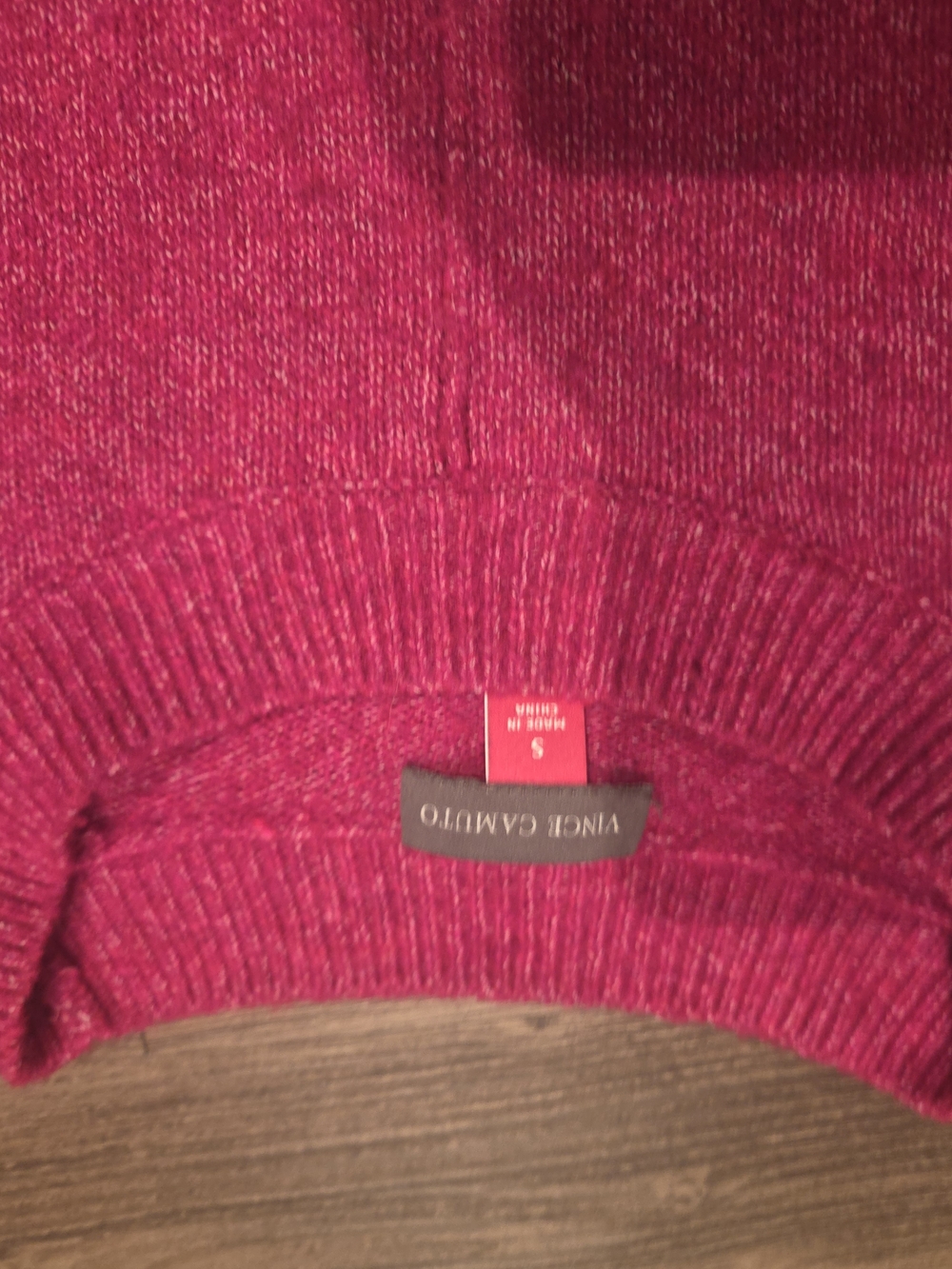 Vince Camuto Bright Fuchsia Crewneck Sweater - Picture 2 of 2